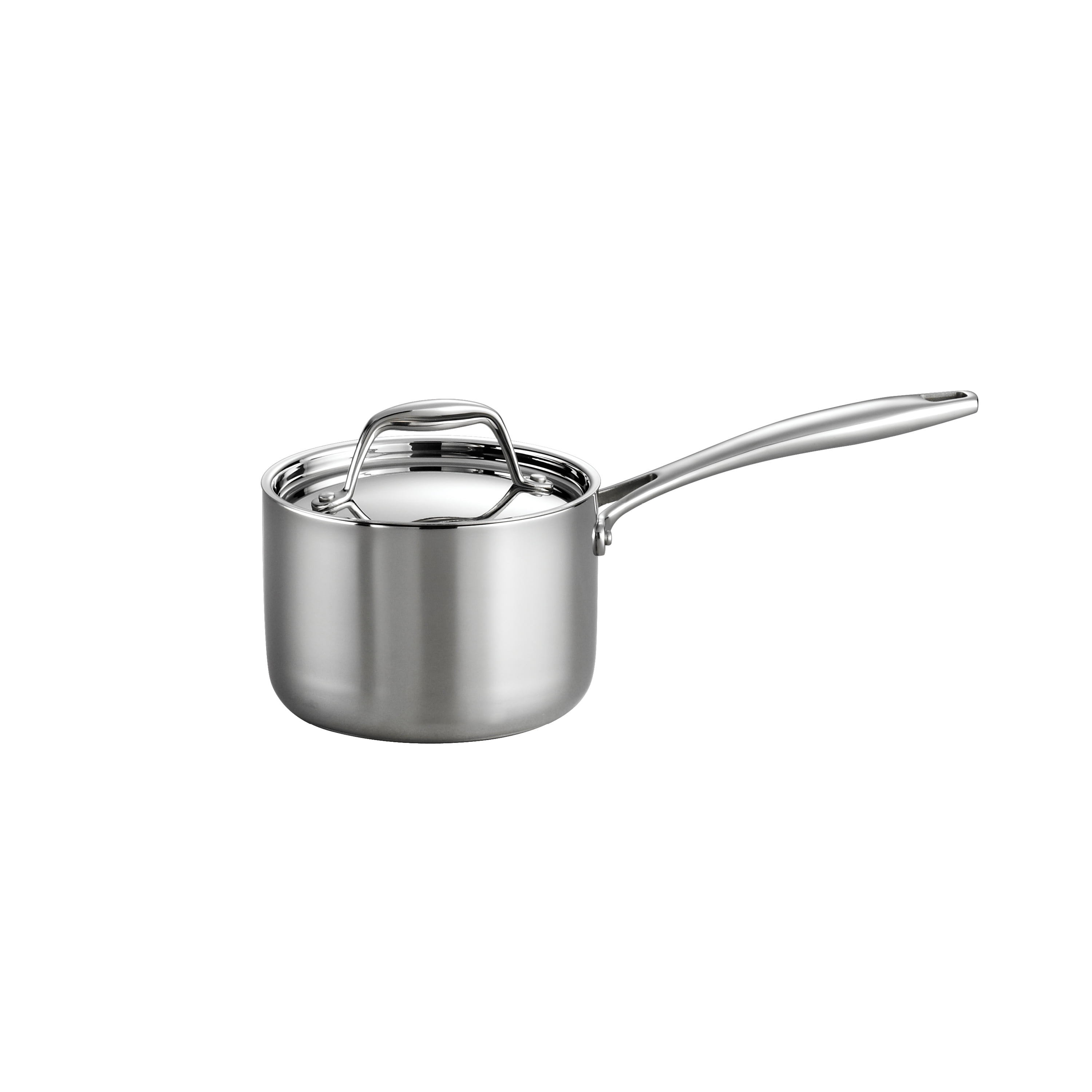 1.5 QT Covered Sauce Pan Tri-Ply Clad Stainless Steel Induction Sea Gourmet 80116/021DS