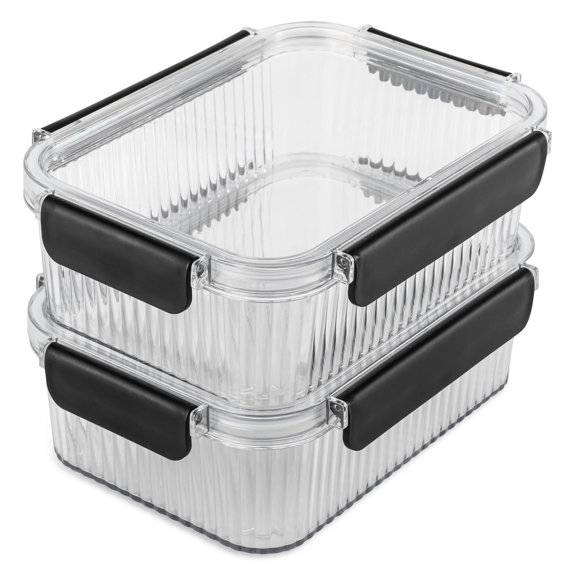 2 Pack of 5 Cup Food Storage Containers, Clear